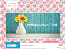 Tablet Screenshot of cosmetiquearomatique.com
